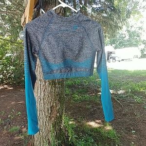 Gymshark amplified seamless crop top